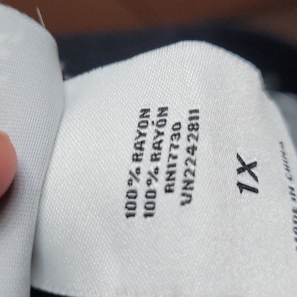 3 FOR 15 Bundle Ava & Viv A line Skirt size 1x. Stripes. - Picture 8 of 8